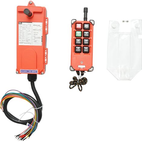 Telecomando wireless industriale AC 220V con 6 comandi IP65 Breckner Germany (1/5)