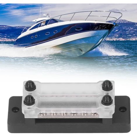 12-48V 150A Schwarzer Sammelschienen-Doppelreihen-Schaltblock für Autos, LKWs, Wohnmobile, Boote und andere Industrieanlagen (CP-3023-01) (1/5)