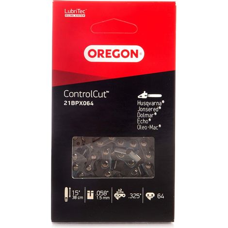 Catena motosega Oregon 21BPX064E Passo: .325" Calibro: 1.5 Maglie: 64 - ControlCut (1/5)
