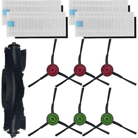 Kit d'accessoires de rechange pour aspirateur robot Ionvac OptiMax Robovac à optique laser. (1/5)