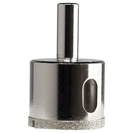 COURONNE DE FORAGE EASY GRES 35 MM EN GRÈS CÉRAME AVEC PERCEUSE. RUBI 5963 (1/5)