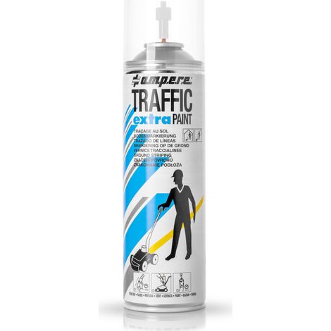 AMPERE TRAFFIC PAINT Bodenmarkierspray Traffic Extra 500ml weiß 12 Stk (1/5)