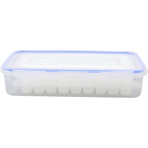Moule à glaçons de grande capacité 1,7L pour 72 glaçons, bac à glaçons double couche pour usage domestique (1/5)