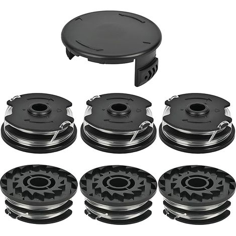 Bobine Fil Coupe Bordure pour Parkside Rotofil, 6 Bobines et 1 Couvercle, Fil Débroussailleuse (1/5)