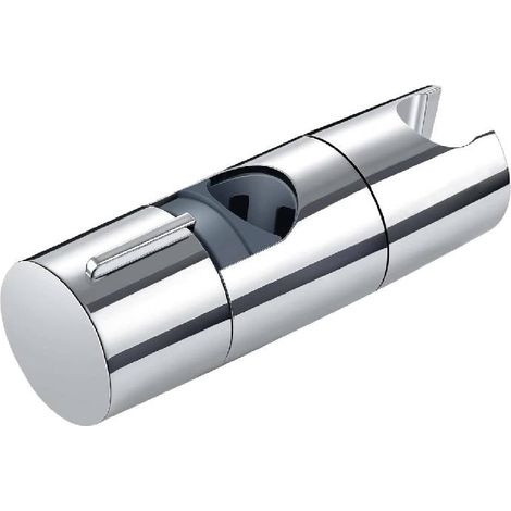 Supporto per soffione doccia, regolabile, 18-25 mm, universale, adatto per aste doccia, non richiede foratura, girevole, adatto per la sostituzione del bagno, argento (1/5)