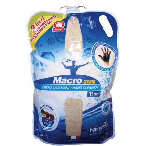 Crema Lavamani Ricarica L 3,0 Macrocream Nettuno
