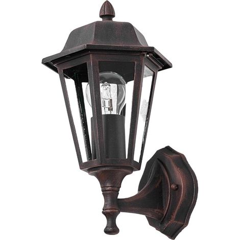 [NEUWERTIG] B-Ware Lindby Außenwandleuchte Lamina LED Gartenlampe Wandleuchte dimmbar rost 31,3cm (1/2)