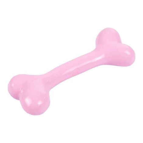 Jouet pour Chien Os "Puppy" 14cm Rose (1/3)