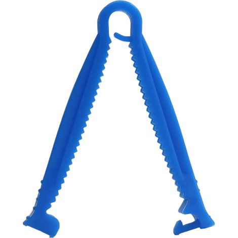Lot de 100 Set de Set de Pinces à Cordon Ombilical Jetables en Plastique Hygiénique pour Troupeaux Bovins et Ovins, Outil de Reproduction Animale Sécurisé pour Prévention (1/5)