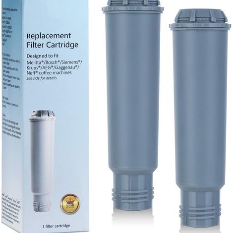 Lot de 2 cartouches filtrantes pour cafetière Krups Claris F088 (1/4)
