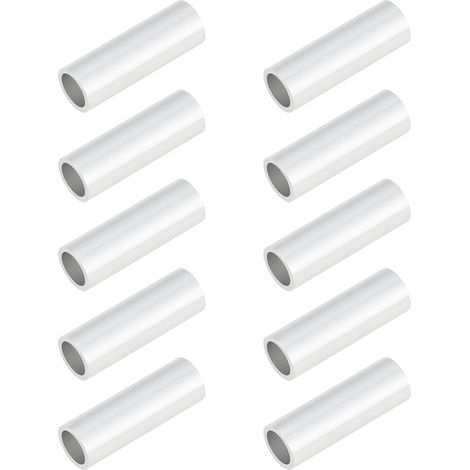 Set of 10 aluminum alloy bearing spacers compatible with 6mm inline skates and 608 bearings (1/5)