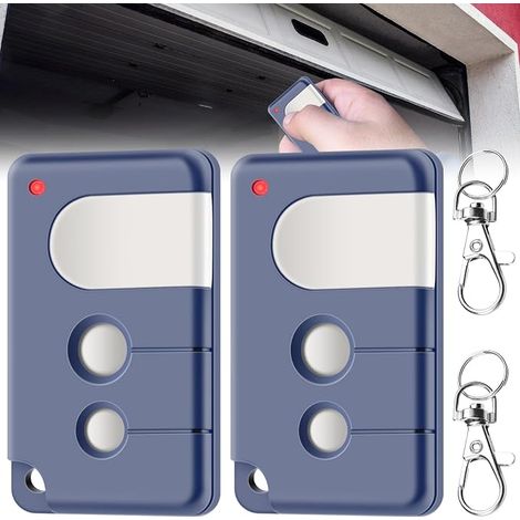 2 Pack Garage Door Opener: Portable Garage Door Transmitter Compatible with 84335EML, 84333E, 94333E, Garage Door Opener, Garage Door Remote, 433.92MHz Remote Control (1/5)