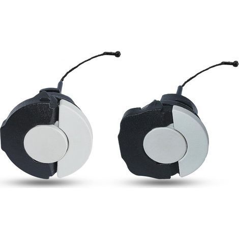 Lot de 2 bouchons essence et huile compatibles Stihl MS270 MS280 MS290 MS311 MS361 MS362 MS390 MS391 MS440 MS441 MS460 MS461, tronçonneuse et débroussailleuse (1/3)