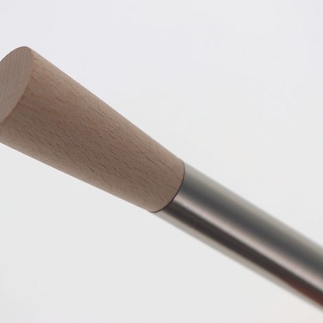 Embout Cône pour tringles à rideaux de Diam. 20mm en Bois Brut - BOULET