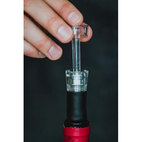 Le bouchon à vin sous vide ralentit l'oxydation du liège des bouteilles de vin rouge pour préserver leur fraîcheur - bouchon étanche et réutilisable-AquaForge (1/2)
