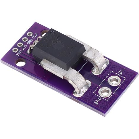 Capteur de courant linéaire ACS758LCB-050B PFF T 50A, module carte PCB 3.3-5V pour mesure Hall, composant électronique de détection de courant (1/5)
