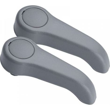 Lot de 2 Poignées de Réglage de siège Avant Grises pour Renault Clio 2 Twingo 1 7701209658 7701470827 (1/5)