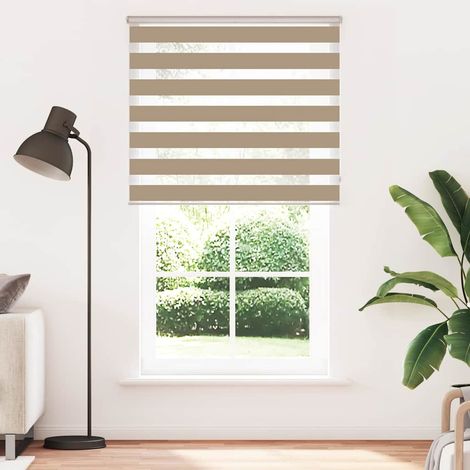 Maison Exclusive - Tenda a Rullo Zebra Larghezza Tessuto 115,9 cm Poliestere