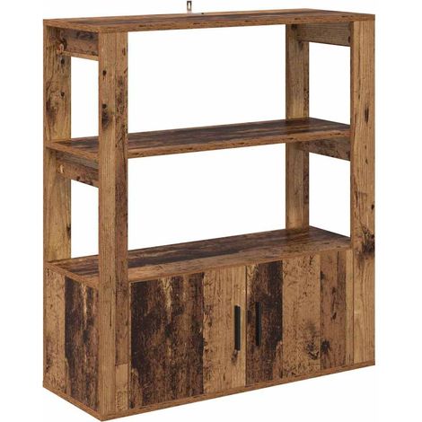 Buffet,Bahut,Meuble de Rangement Bois ancien 30 x 80 x 90 cm Bois d'ingénierie CFW13372 (1/5)