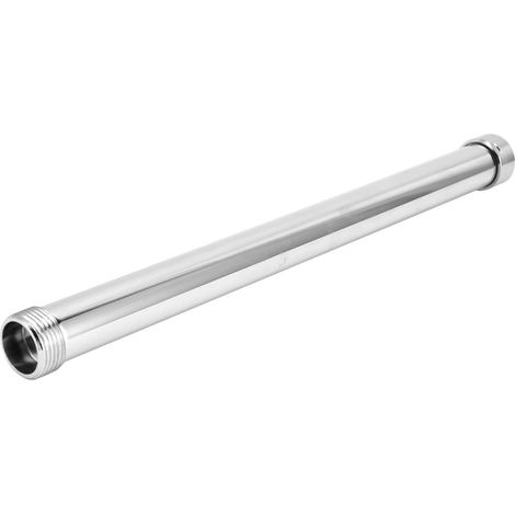Barre de rallonge pour douche en cuivre chromé, prolongateur de pommeau, accessoire 25mm filetage G3/4, bras de fixation mural (1/5)