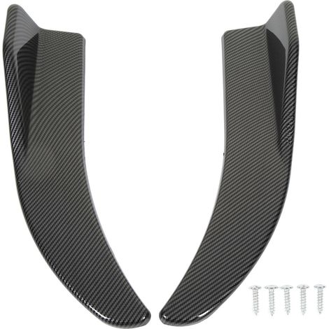 GARRYFIZH ‌2 Pièces Aileron Arrière de Coffre 41.5cm‌ - Universel pour automobiles - Style fibre de carbone - Réduction de la résistance au vent