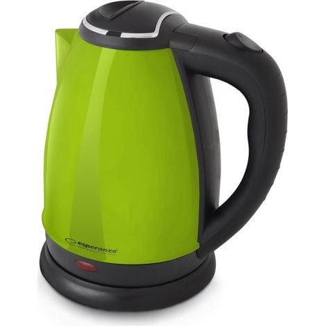Esperanza EKK113G Elektrischer Wasserkocher 1,8 L schwarz grün (1/3)