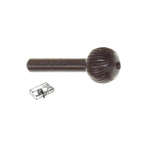 FRESA-LIMA SFERICA ROTATIVA PER FERRO- - codolo mm.6 per trapano PG 426.00 - 5 blister PG
