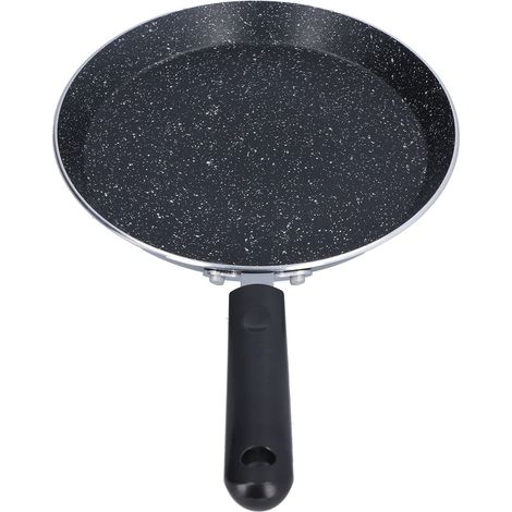 Poêle à crêpes à fond plat de 15 cm (6 pouces) en pierre médicale antiadhésive pour cuisine et plaque à induction (1/5)