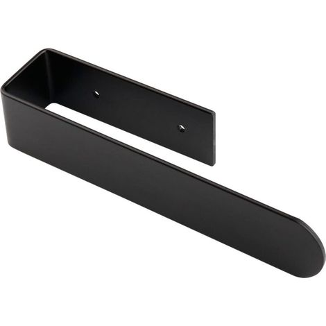 Bardusch Porte Serviette Salle De Bain Noir, Adhesif Accroche Support Porte Torchon Mural sans Percage, Porte Serviette de Salle de Bain Mural en Acier Inoxydable pour Cuisine et Toilette (1/5)