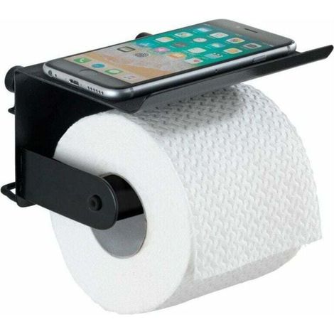 Klassischer Plus Papierhalter für Regale, Schwarz (1/4)
