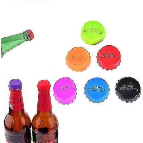 72 reusable and colorful silicone beer bottle stoppers, bottle protectors, made of durable silicone - AquaForge (1/4)