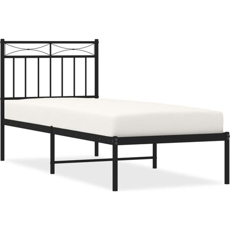 Maison Exclusive - Estructura cama sin colchón con cabecero metal (1/5)