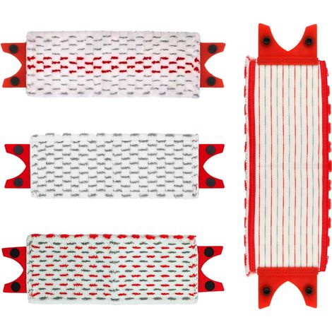 [JAMAIS UTILISÉ] 3 Pcs pour Vileda Ultramax Serpillere Recharge Serpillière Housse de Rechanges en Microfibre pour Vileda O-Cedar, Pad pour Balai Lavage Sol (1/5)