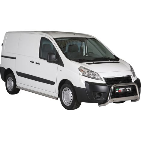 Pare-buffle Avant pour Peugeot Expert 2013-2016 63 mm en Acier Gris