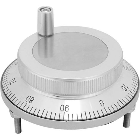 80-mm-CNC-Handrad mit 6 Pins, 100PPR 5-V-Drehgeber für Fräsmaschinen und Bearbeitungszentren