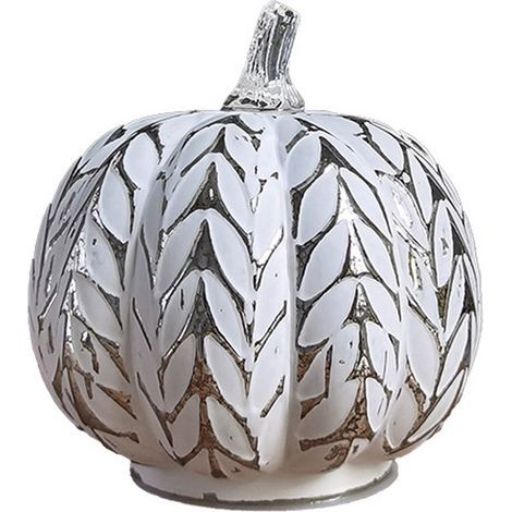 Taicans Lampe citrouille LED en verre avec minuterie pour décorations de citrouilles d'Halloween, d'automne et de Thanksgiving (1/5)