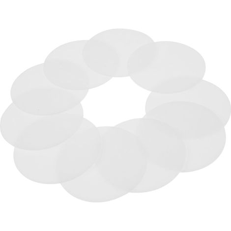 20 Pièces Plaques Diffusion LED - Polycarbonate - Réduction Éblouissement - Pour Plafonnier Encastré - Salon Bureau - 120mm Transparent (1/5)