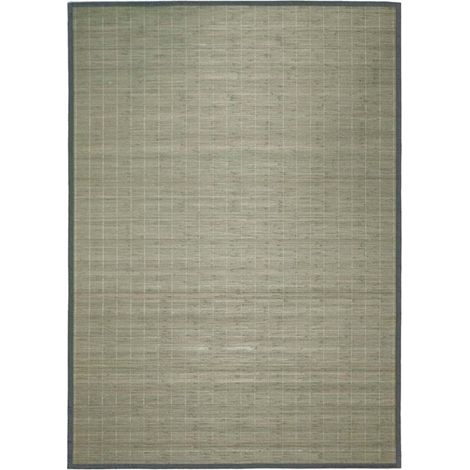 BALI CHIC - Tapis en bambou gris vert 135x190cm (1/3)