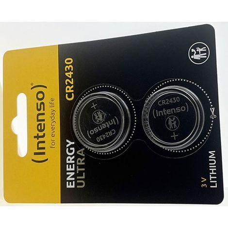 Pack de 2 piles Intenso compatibles format E-CR2430