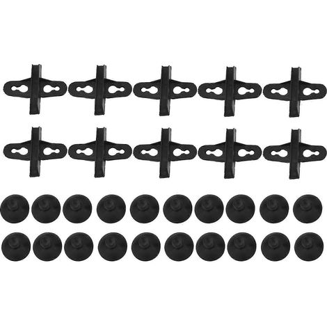 Lot de 10 ventouses en plastique pour aquarium, supports de séparateurs de bac à poissons résistants avec forte aspiration pour séparer les éléments du bac. (1/5)