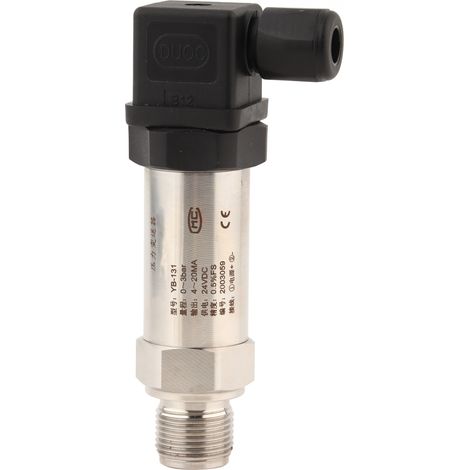 Transmetteur de Pression en Silicone pour Liquides et Gaz - 24VDC, 0-3 bar, Sortie 4-20mA