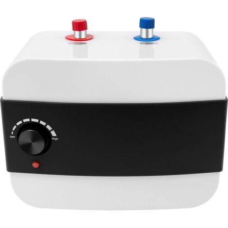 Chauff-eau électrique 6L, Mini chauffe eau instantané electrique 220V 1500W chauffe-eau cuisine d'eau sous évier 0-65℃, Petit chauffe-eau mural à réservoir (1/5)