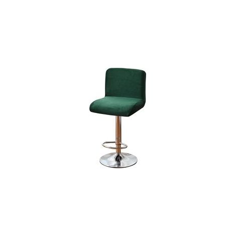 Housses de Tabouret de Bar Housses de Chaise 1 pièces Housses de Tabouret de Bar pour Salle à Manger Extensible,Vert Foncé