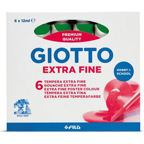 Confezione 6 Tubetti di Tempera 12ml Verde Cina (1/2)
