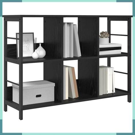 Étagère - 884012 - Chêne noir - Bois d'ingénierie - 6 étagères (1/5)
