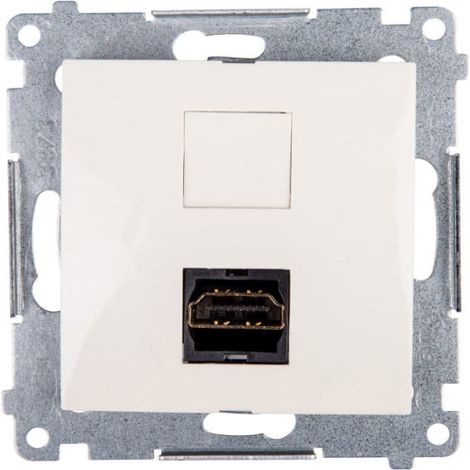 Simon 54 Cream HDMI socket dghdmi.01/41