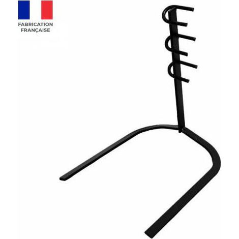 QEM – Support de grille multi-position pour cheminée et barbecue – 3 hauteurs de cuisson – Largeur 28 cm – Profondeur 35 cm – Hauteur 40 cm (1/3)
