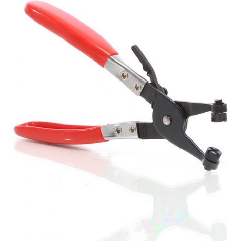 Pinza per fascette stringitubo a scatto collo dritto con ganasce rotanti FS-1618 (1/5)