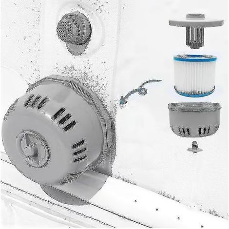 Compatible avec le boîtier de filtre pour spa Lay Z V1 S1 et les accessoires de nettoyage pour spas. (1/2)