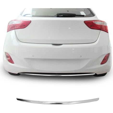 OMAC Moulure de Pare-Chocs Arrière pour Hyundai i30 2012 à 2017, en Acier INOX Chromé (1/5)